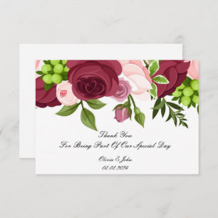 Cartão De Agradecimento CHÁ DE PANELA DE FLORES bonito