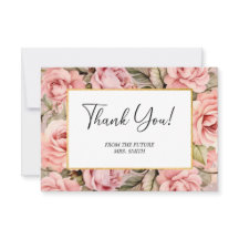 Chá de panela Floral de Aquarela Rosa