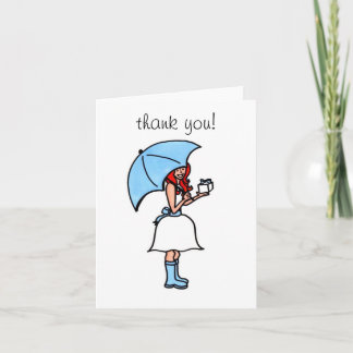 Cartão De Agradecimento Chá de panela Obrigado (vazio)