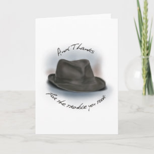 Cartão De Agradecimento Chapéu para Leonard 1