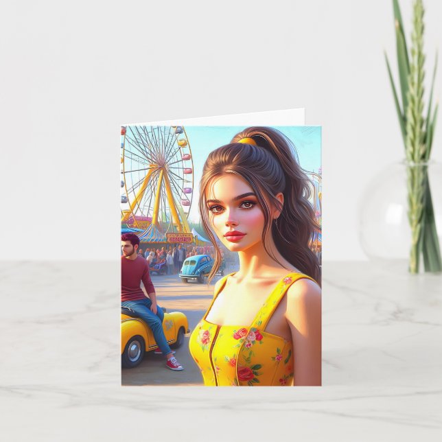 Cartão De Agradecimento Chaque Jour est une Promesse, carte pour tous (Frente)