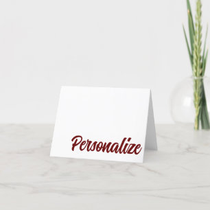 Cartão De Agradecimento Charleston, placa personalizada de Obrigado SC