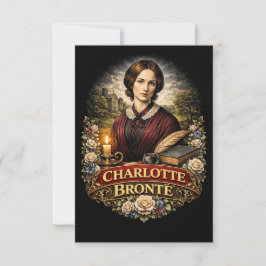 Cartão De Agradecimento Charlotte Brontë