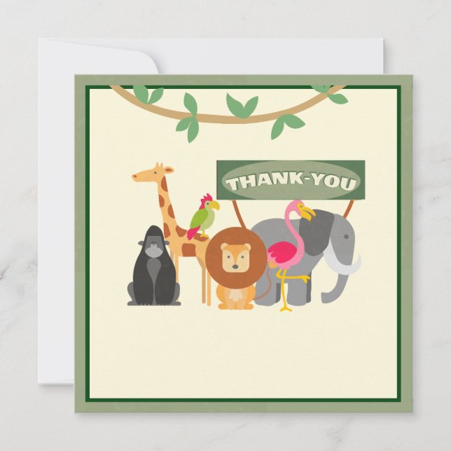 Cartão de Agradecimento Chato de Aniversário Infan (Frente)