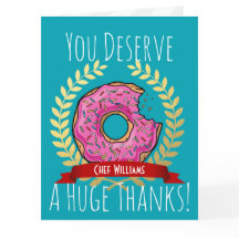 Chefe de Rosquinha Rosa Gigante | Cook Obrigado