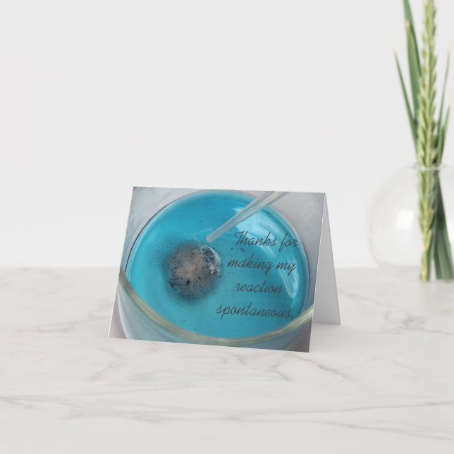 Cartão De Agradecimento Chemists' Thank You Card (v. II) (Frente)