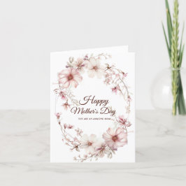 Cartão De Agradecimento Cherry Blossom Dia de as mães