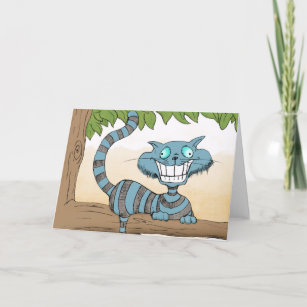Cartão De Agradecimento Cheshire Cat