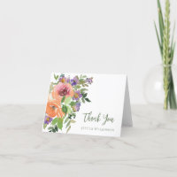 Chic Laranja Floral Personalizado