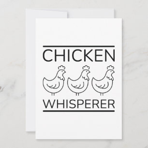 Cartão De Agradecimento Chicken Whisperer