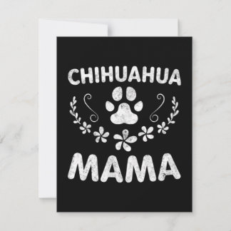 Cartão De Agradecimento Chihuahua Mama