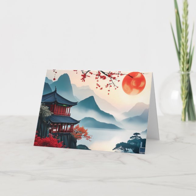 Cartão De Agradecimento China (Frente)