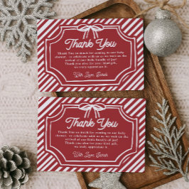 Cartão De Agradecimento Christmas 