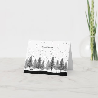 Cartão De Agradecimento Christmas  silent night card