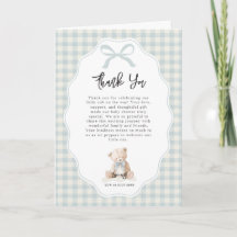 Chuva Azul do Ursinho Baby Shower
