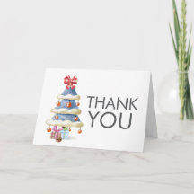 Chuva de Bebê Árvore de Natal com Laço Minimalista