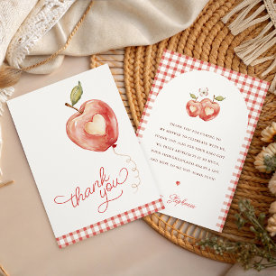 Cartão De Agradecimento Chuva de Bênçãos Apple para o Bebê