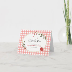 Cartão De Agradecimento Chuva de Bênçãos Baby Shower