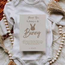 Chuveiro de Bebê Boho Coelho Neutro Fofo