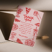 Ciao Baby Hand Drawn Pizza Chá de fraldas Italiano