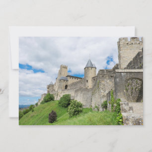 Cartão De Agradecimento Cidade Fortificada De Carcassonne