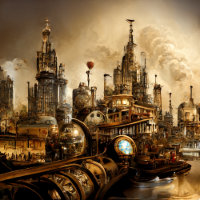 Cidade Steampunk
