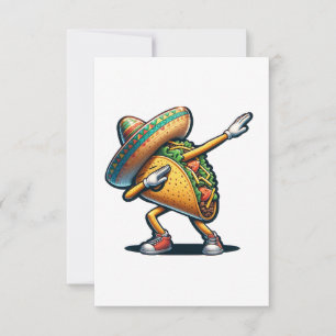Cartão De Agradecimento Cinco de Mayo Taco