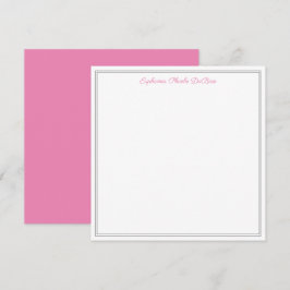 Cartão De Agradecimento Cinzas rosa e planalto elegante branco