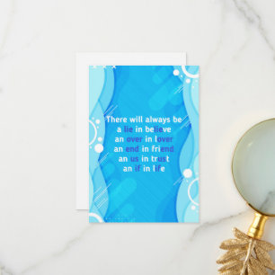 Cartão De Agradecimento citações sobre amor, vida e amizade