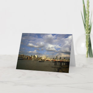 Cartão De Agradecimento City of London Na Década De 90