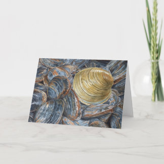 Cartão De Agradecimento Clams and Quahog Greeting Card