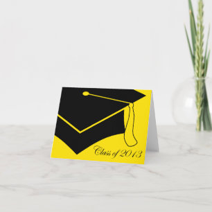 Cartão De Agradecimento class of 2013 graduation cap