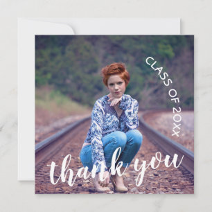 Cartão De Agradecimento Classe de Graduação de Fotos 2022 Obrigado