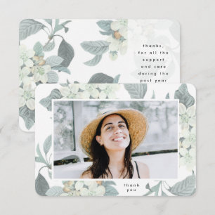 Cartão De Agradecimento Classe de Quadro da Faculdade de Elegância Floral