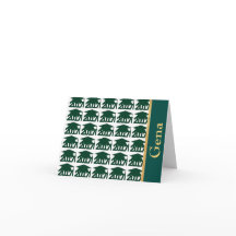 Classe Personalizada Verde de Placas de Graduação 