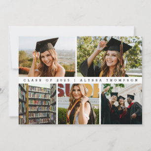 Cartão De Agradecimento Classe Simples de Foto para Graduação 2025