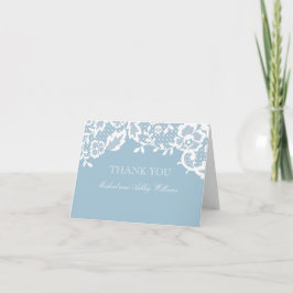 Cartão De Agradecimento Classic Lace Thank You Note Card