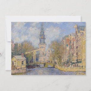 Cartão De Agradecimento Claude Monet - A Zuiderkerk, Amsterdã
