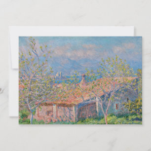 Cartão De Agradecimento Claude Monet - Casa do Jardineiro em Antibes