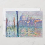 Cartão De Agradecimento Claude Monet - Grande Canal, Veneza<br><div class="desc">O Grande Canal,  Veneza - Claude Monet,  Oil on Canvas,  1908</div>