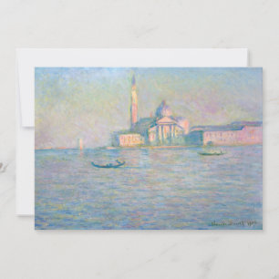Cartão De Agradecimento Claude Monet - Igreja de San Giorgio Maggiore