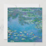 Cartão De Agradecimento Claude Monet - Lírios Água 1906<br><div class="desc">Lírios de Água (Ninfas) - Claude Monet,  Óleo na Canvas,  1906</div>