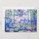 Cartão De Agradecimento Claude Monet - Lírios/Ninfas 1919<br><div class="desc">Lírios/Ninfas (W.1852) - Claude Monet,  Petróleo na Canvas,  1916-1919</div>