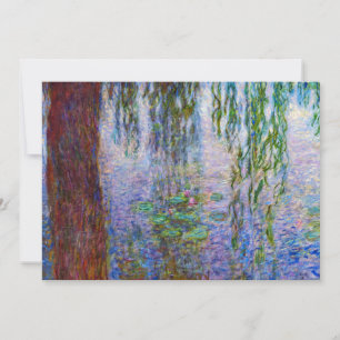 Cartão De Agradecimento Claude Monet - Nenúfares