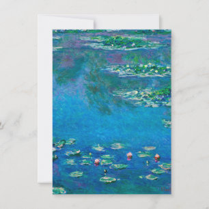 Cartão De Agradecimento Claude Monet - Nenúfares 1906