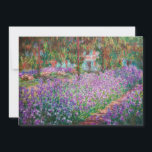 Cartão De Agradecimento Claude Monet - O Jardim do Artista em Giverny<br><div class="desc">Jardim do Artista em Giverny / Le Jardin de l'artiste a Giverny - Claude Monet,  1900</div>