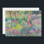 Cartão De Agradecimento Claude Monet - O Jardim Íris de Giverny<br><div class="desc">Jardim Íris em Giverny / Jardim do Artista em Giverny - Claude Monet,  1899-1900</div>