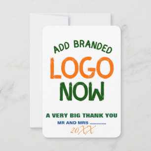 CARTÃO DE AGRADECIMENTO CLIENTE SIMPLES E CONTEMPORÁRIO CLEAN BRANCO FASHI