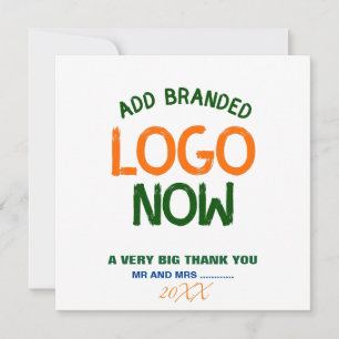 CARTÃO DE AGRADECIMENTO CLIENTE SIMPLES E CONTEMPORÁRIO CLEAN BRANCO FASHI