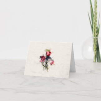 Cartão De Agradecimento Cluster Tulip